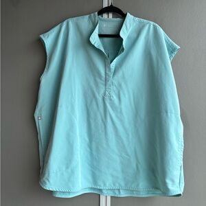 FIGS Rafaela Oversized Scrub Top Seaglass 2XL